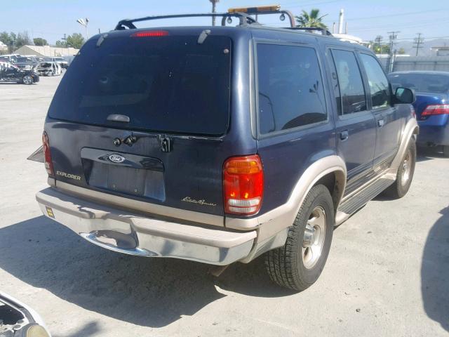 1FMDU64E4YZB24788 - 2000 FORD EXPLORER E BLUE photo 4