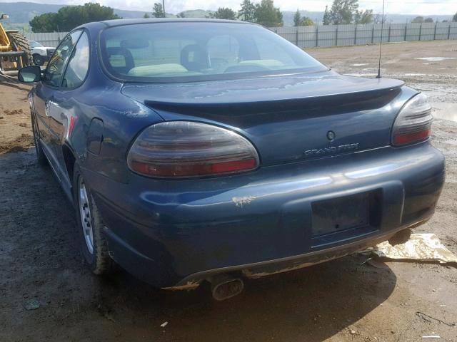 1G2WP12K6VF276105 - 1997 PONTIAC GRAND PRIX GREEN photo 3