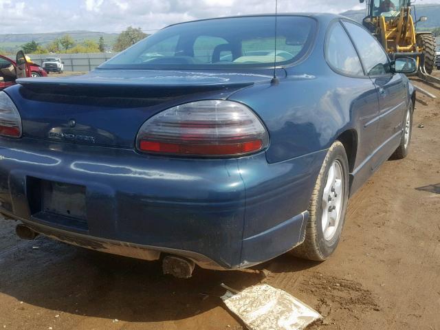 1G2WP12K6VF276105 - 1997 PONTIAC GRAND PRIX GREEN photo 4