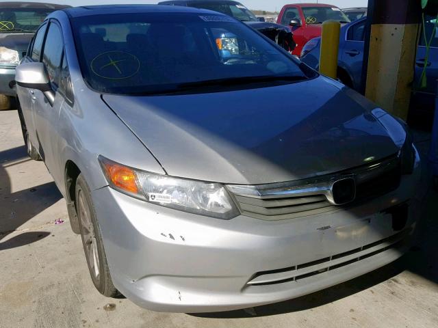 19XFB2F82CE109262 - 2012 HONDA CIVIC EX SILVER photo 1