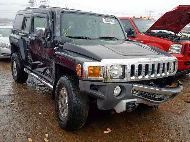 5GTEN13EX88110337 - 2008 HUMMER H3 BLACK photo 1