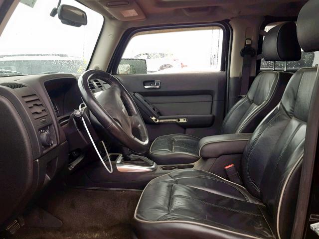 5GTEN13EX88110337 - 2008 HUMMER H3 BLACK photo 5