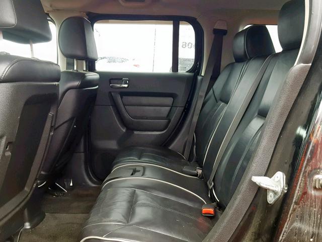 5GTEN13EX88110337 - 2008 HUMMER H3 BLACK photo 6