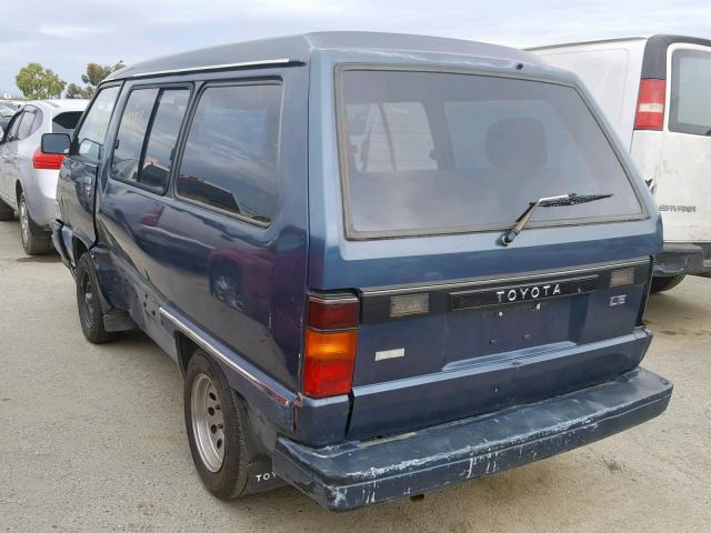 JT3YR26W9H5031864 - 1987 TOYOTA VAN WAGON BLUE photo 3