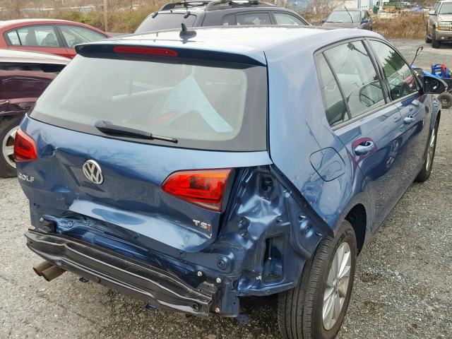 3VW217AU6FM027478 - 2015 VOLKSWAGEN GOLF BLUE photo 4