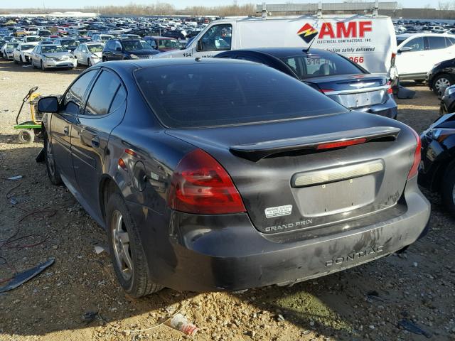 2G2WP552981156586 - 2008 PONTIAC GRAND PRIX BLACK photo 3