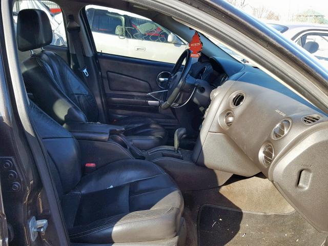2G2WP552981156586 - 2008 PONTIAC GRAND PRIX BLACK photo 5