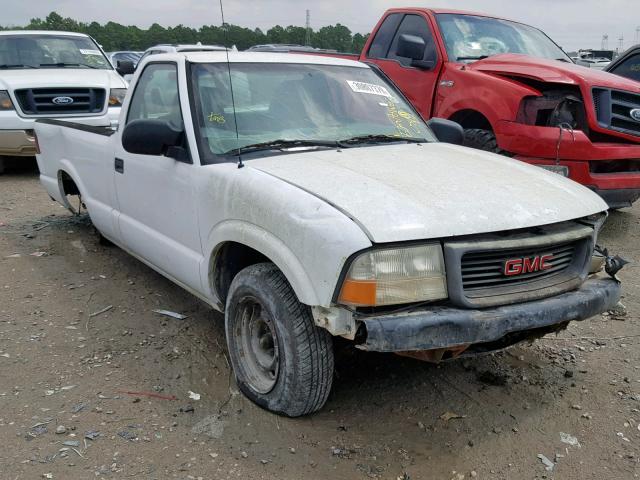 1GTCS14581K107063 - 2001 GMC SONOMA WHITE photo 1