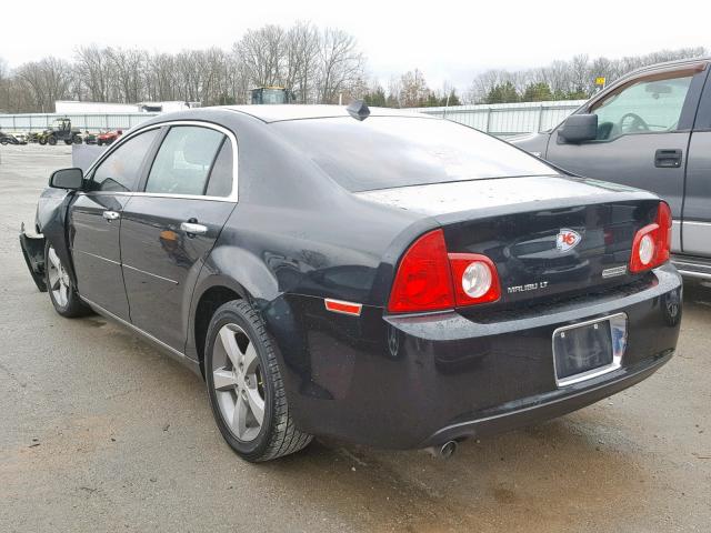 1G1ZD5EU9CF363167 - 2012 CHEVROLET MALIBU 2LT BLACK photo 3