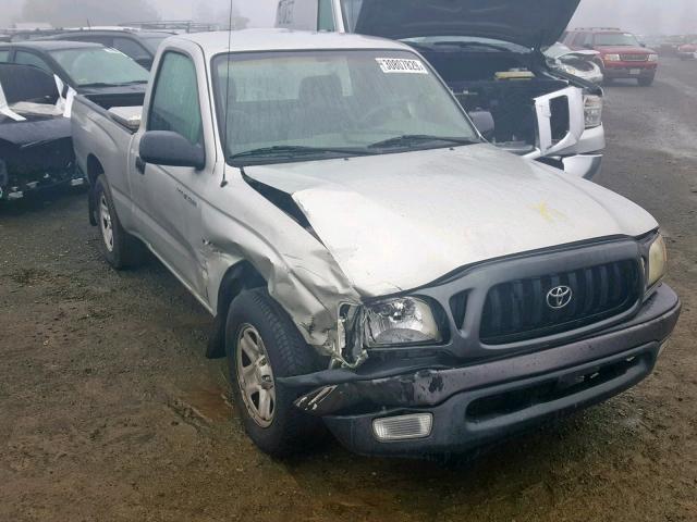 5TENL42N34Z408317 - 2004 TOYOTA TACOMA SILVER photo 1