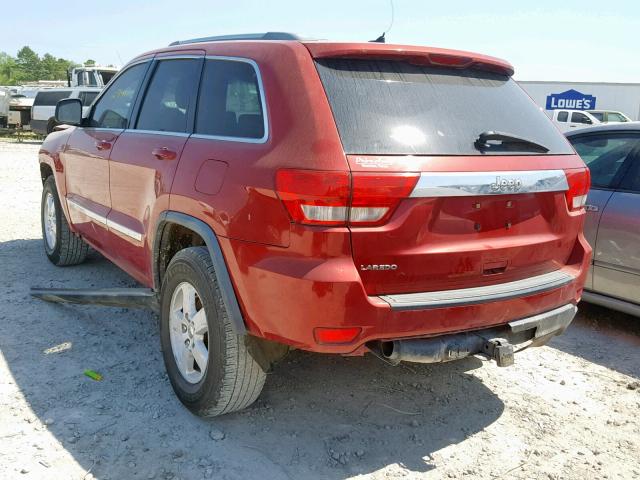 1J4RS4GG0BC577750 - 2011 JEEP GRAND CHER RED photo 3