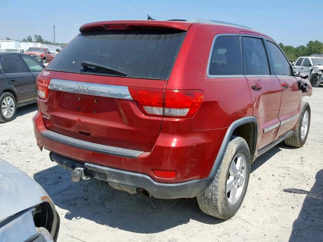 1J4RS4GG0BC577750 - 2011 JEEP GRAND CHER RED photo 4