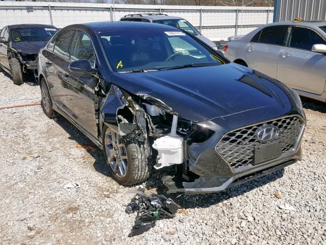 5NPE34AB1JH686302 - 2018 HYUNDAI SONATA SPO BLACK photo 1