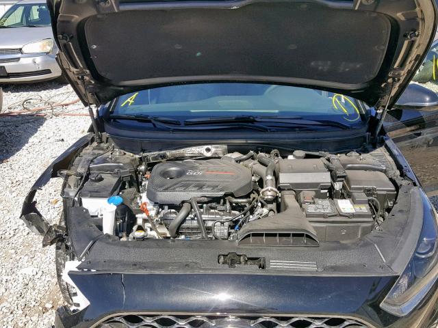 5NPE34AB1JH686302 - 2018 HYUNDAI SONATA SPO BLACK photo 7