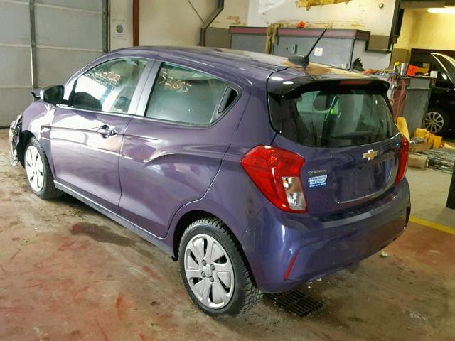 KL8CA6SA8HC731362 - 2017 CHEVROLET SPARK LS PURPLE photo 3