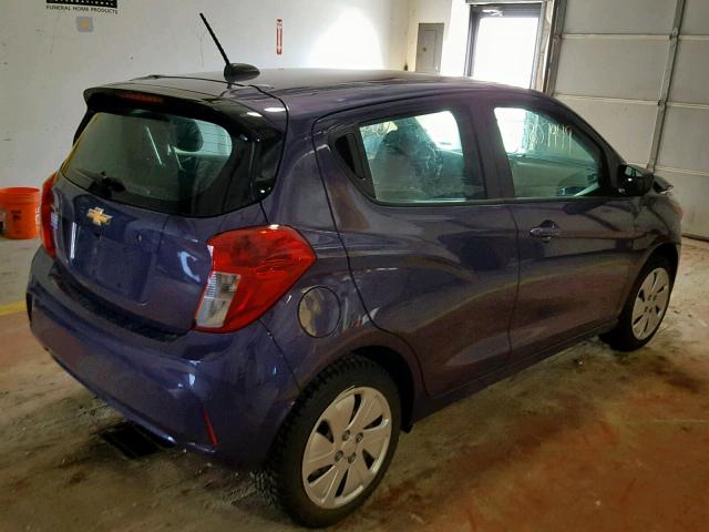 KL8CA6SA8HC731362 - 2017 CHEVROLET SPARK LS PURPLE photo 4