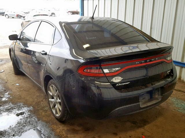 1C3CDFBA2DD188551 - 2013 DODGE DART SXT BLACK photo 3