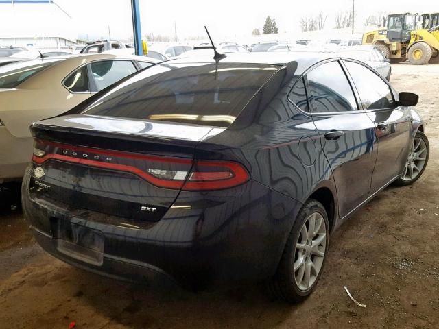 1C3CDFBA2DD188551 - 2013 DODGE DART SXT BLACK photo 4