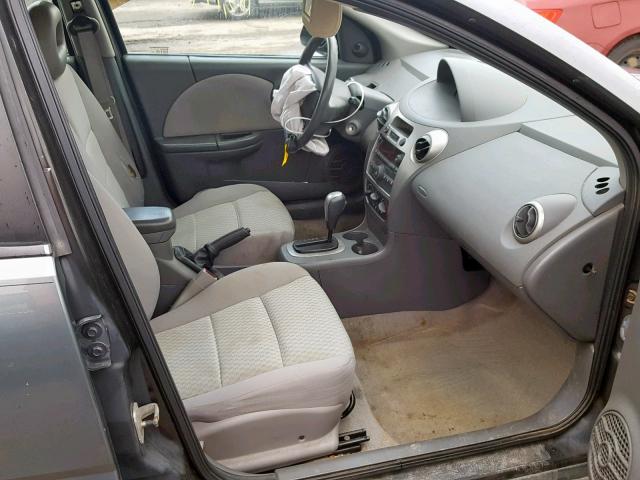 1G8AJ58F77Z172517 - 2007 SATURN ION LEVEL GRAY photo 5