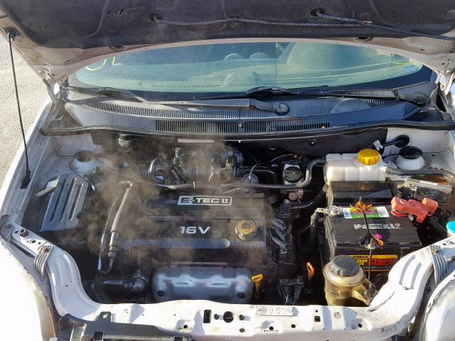 KL1TD56687B130401 - 2007 CHEVROLET AVEO BASE თეთრი ფოტო 7