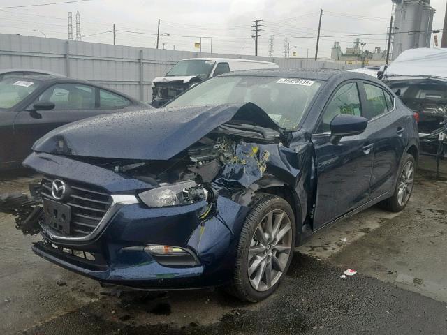 3MZBN1V36JM249420 - 2018 MAZDA 3 TOURING BLUE photo 2