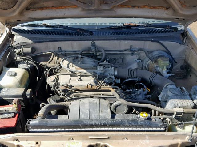 JT4VD10BXP0002611 - 1993 TOYOTA T100 1 TON TAN photo 7