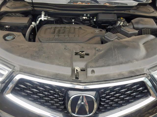 5FRYD4H80HB017983 - 2017 ACURA MDX ADVANC BLACK photo 7