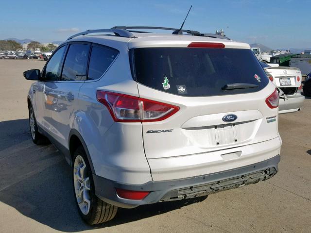 1FMCU0J95DUD70045 - 2013 FORD ESCAPE TIT WHITE photo 3