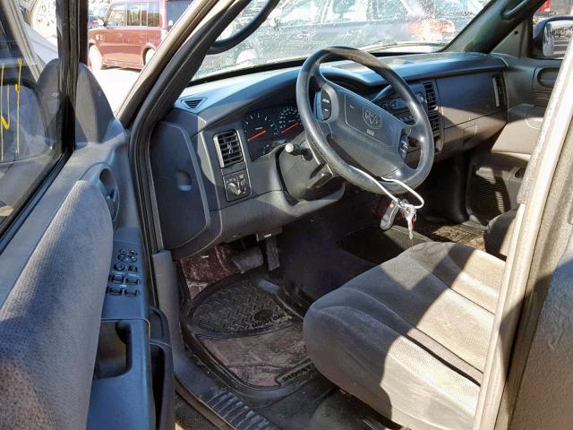 1D7HG48N03S218136 - 2003 DODGE DAKOTA QUA BLACK photo 9