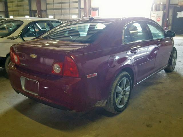 1G1ZC5E17BF212447 - 2011 CHEVROLET MALIBU 1LT 红色 照片 4