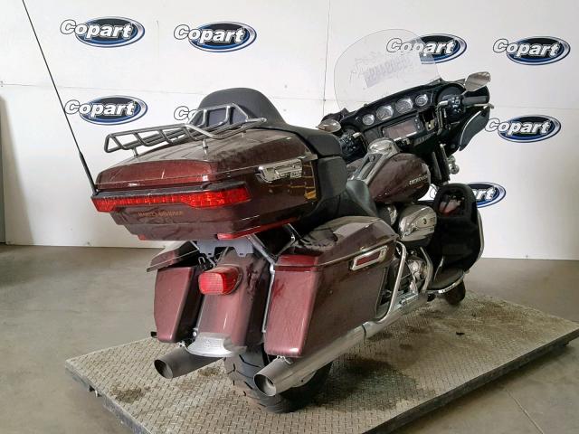 1HD1KED30JB617435 - 2018 HARLEY-DAVIDSON FLHTK ULTR BURGUNDY photo 4