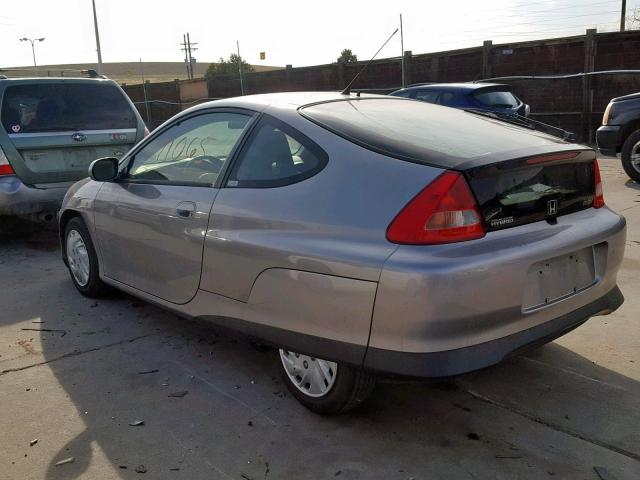 JHMZE13785S000250 - 2005 HONDA INSIGHT GRAY photo 3