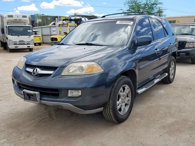 2HNYD18624H526969 - 2004 ACURA MDX TOURIN GRAY photo 2