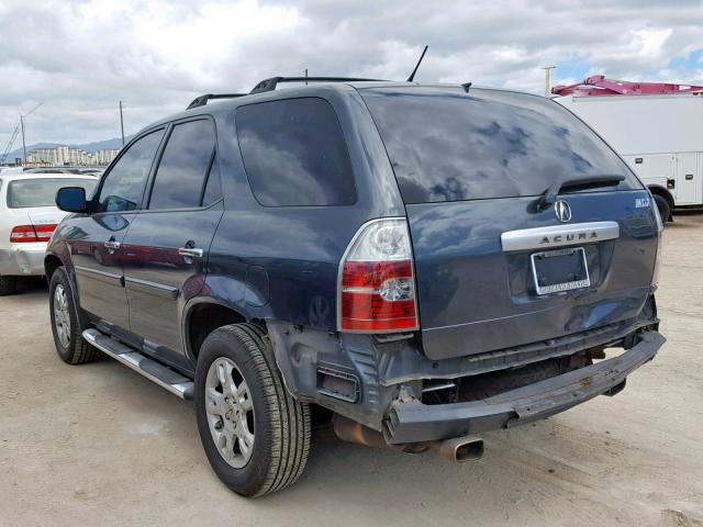 2HNYD18624H526969 - 2004 ACURA MDX TOURIN GRAY photo 3