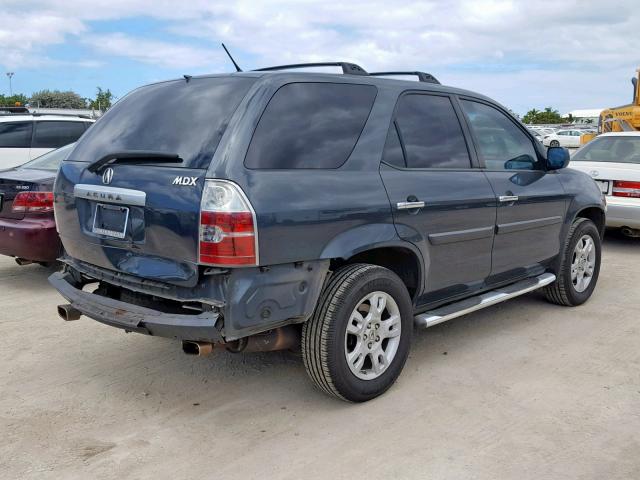 2HNYD18624H526969 - 2004 ACURA MDX TOURIN GRAY photo 4