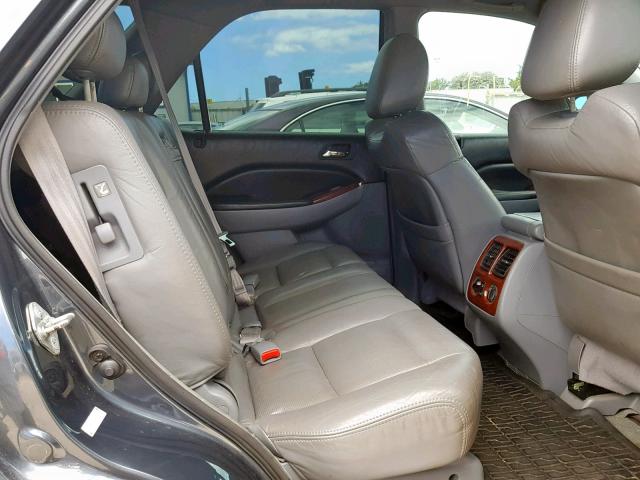 2HNYD18624H526969 - 2004 ACURA MDX TOURIN GRAY photo 6