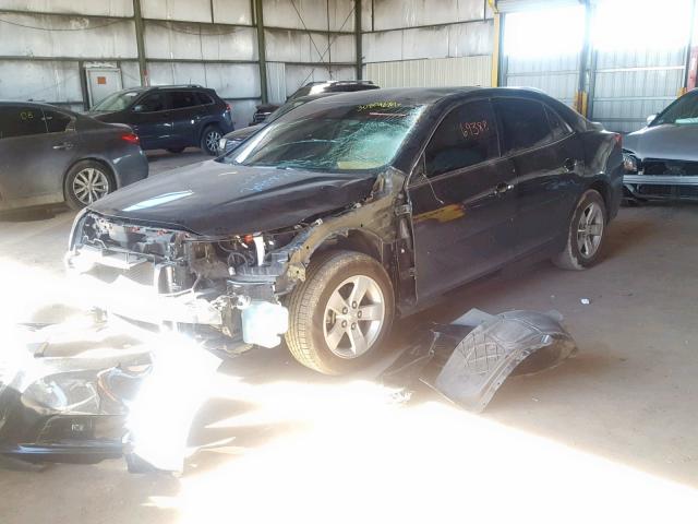 1G11B5SL5EF222047 - 2014 CHEVROLET MALIBU LS BLACK photo 2