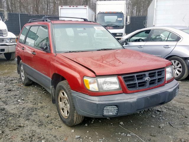 JF1SF6358YG729339 - 2000 SUBARU FORESTER L RED photo 1