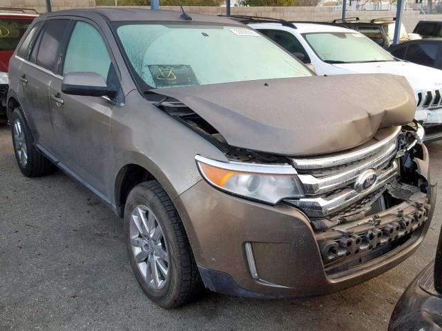 2FMDK4KC2DBC22324 - 2013 FORD EDGE LIMIT SILVER photo 1