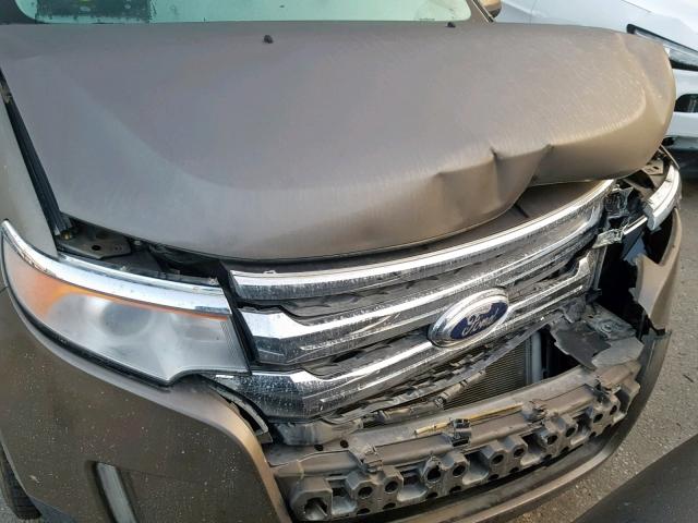 2FMDK4KC2DBC22324 - 2013 FORD EDGE LIMIT SILVER photo 7