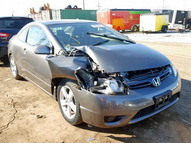 2HGFG12908H541520 - 2008 HONDA CIVIC EXL GRAY photo 1