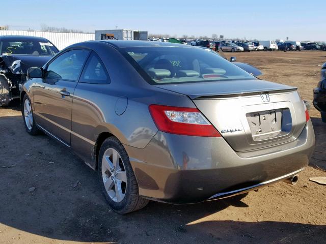 2HGFG12908H541520 - 2008 HONDA CIVIC EXL GRAY photo 3