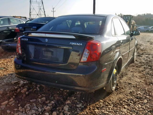 KL5JD52Z74K939311 - 2004 SUZUKI FORENZA S BLACK photo 4