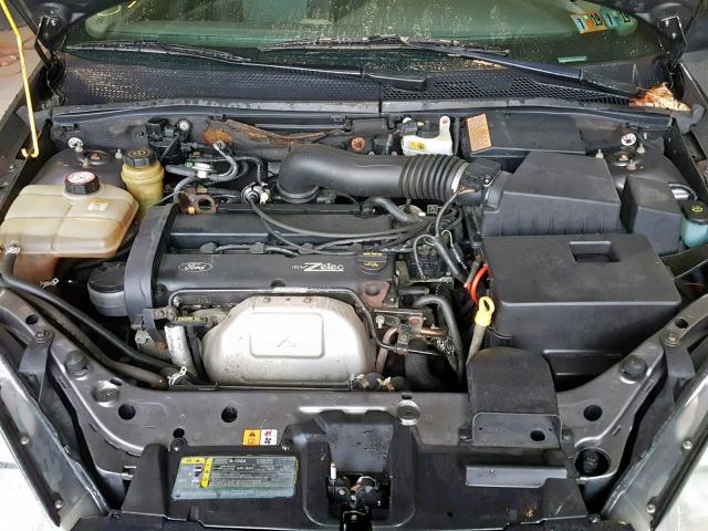 3FAHP37362R139736 - 2002 FORD FOCUS ZX5 GRAY photo 7