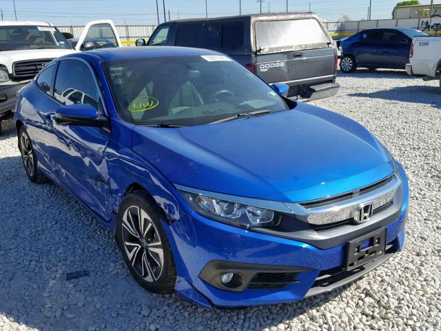 2HGFC3B77HH355611 - 2017 HONDA CIVIC EXL BLUE photo 1