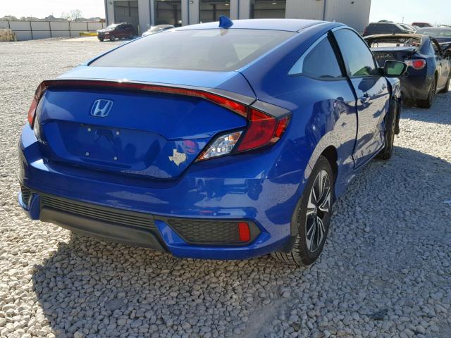 2HGFC3B77HH355611 - 2017 HONDA CIVIC EXL BLUE photo 4