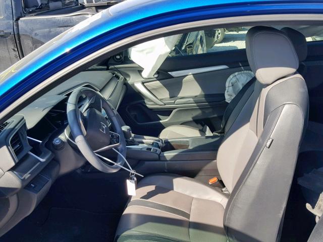 2HGFC3B77HH355611 - 2017 HONDA CIVIC EXL BLUE photo 5