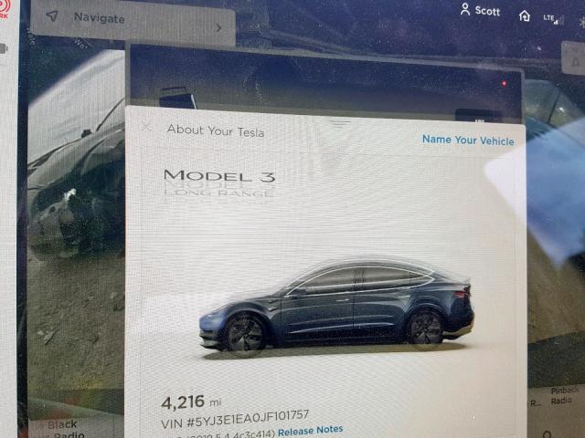 5YJ3E1EA0JF101757 - 2018 TESLA MODEL 3 CHARCOAL photo 8