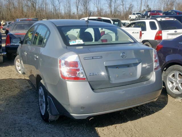 3N1AB61E37L650288 - 2007 NISSAN SENTRA 2.0 GRAY photo 3