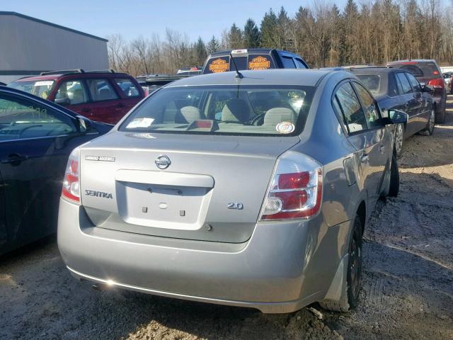 3N1AB61E37L650288 - 2007 NISSAN SENTRA 2.0 GRAY photo 4